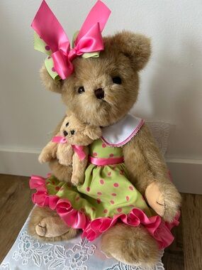 The Bearington Collection Teddy Bear with her own little bear